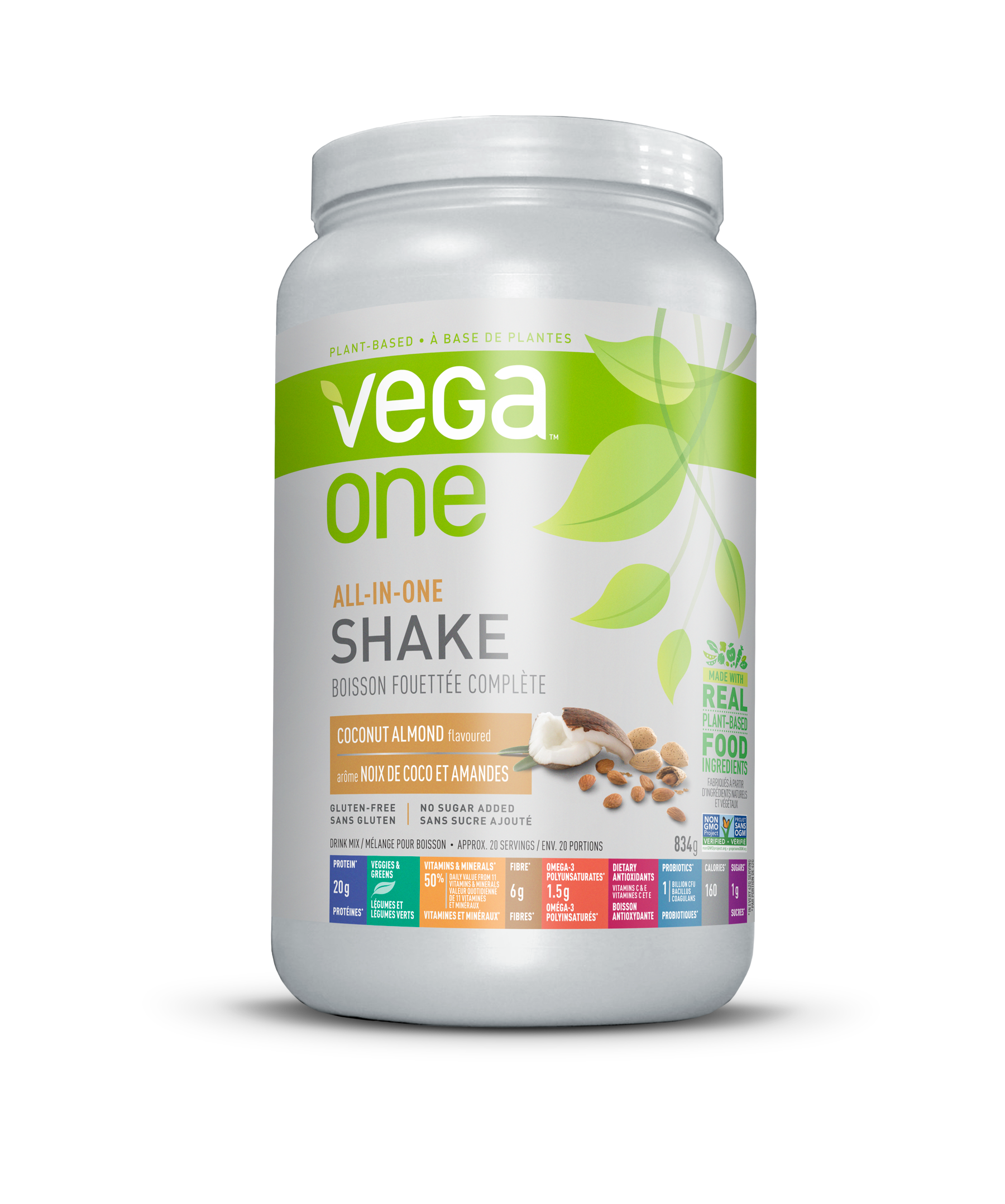 Vega One All-In-One Coconut Almond Shake 834g