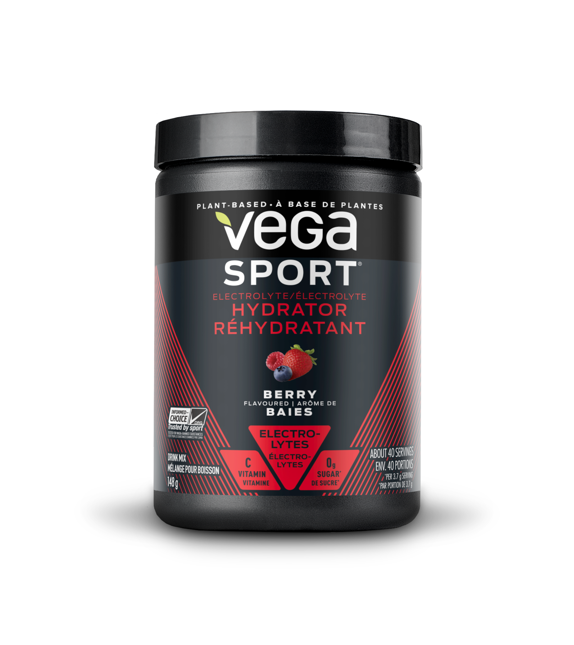 Vega Sport Electrolyte Hydrator Berry Flavour 148g