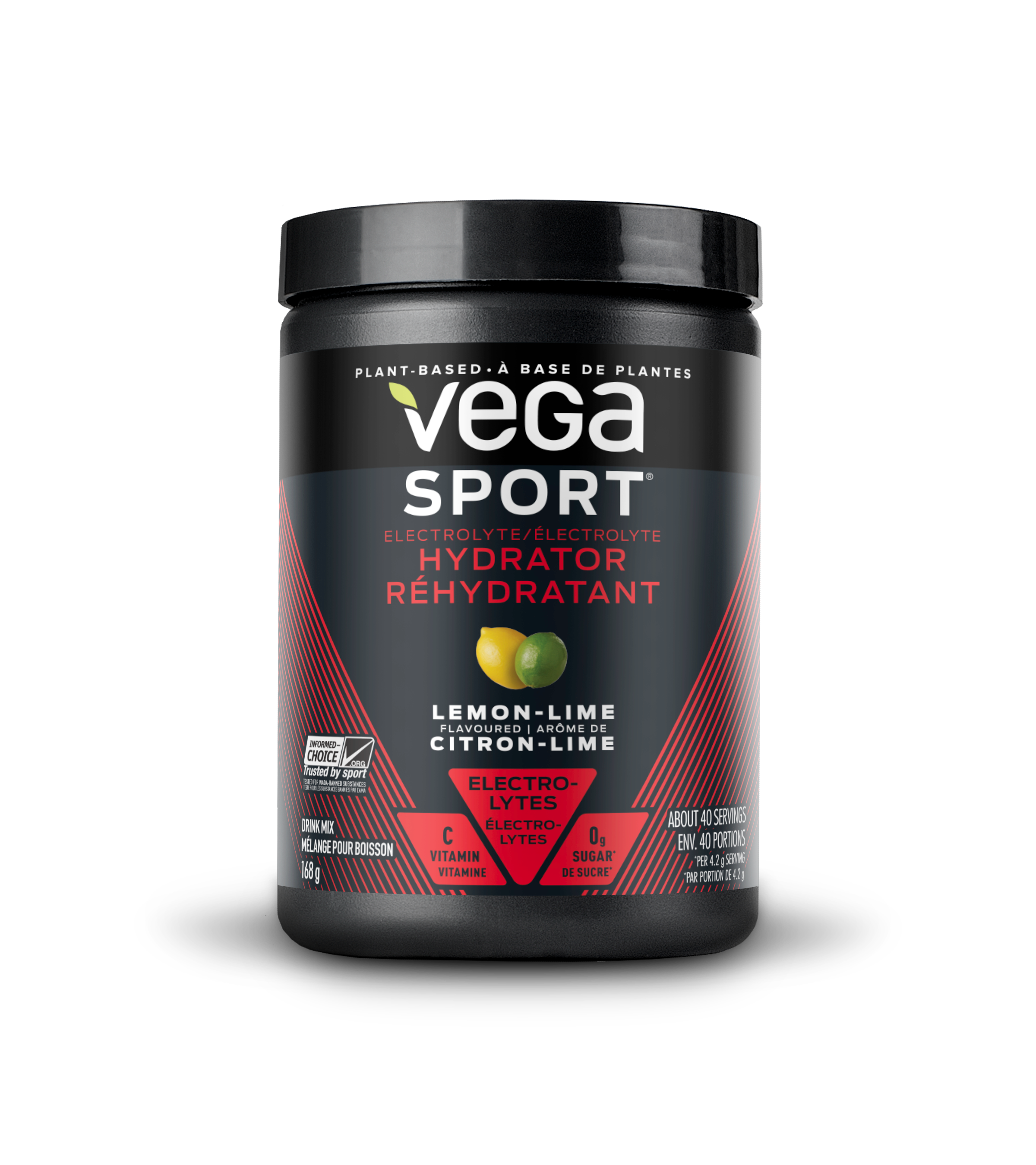 Vega Sport Electrolyte Hydrator Lemon Lime Flavour 168g