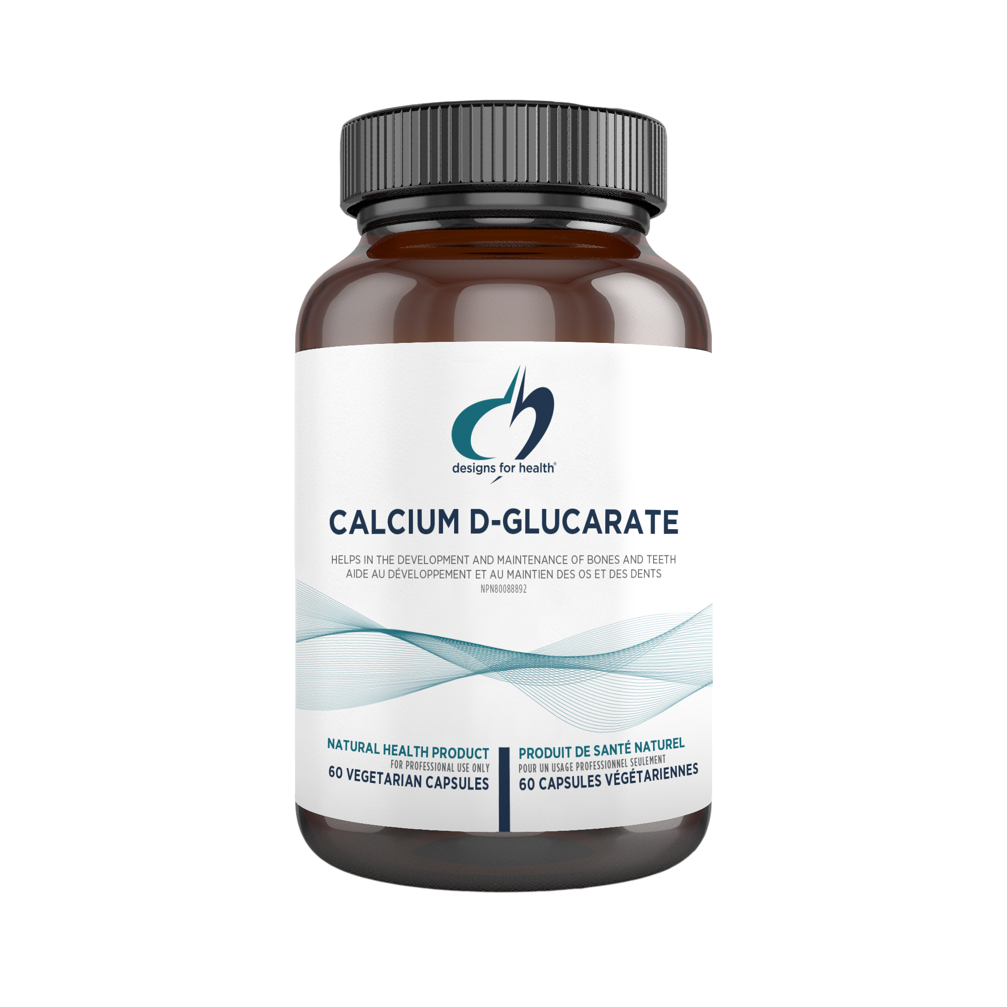 Designs for Health Calcium D-Glucarate 60 Vegetarian Capsules