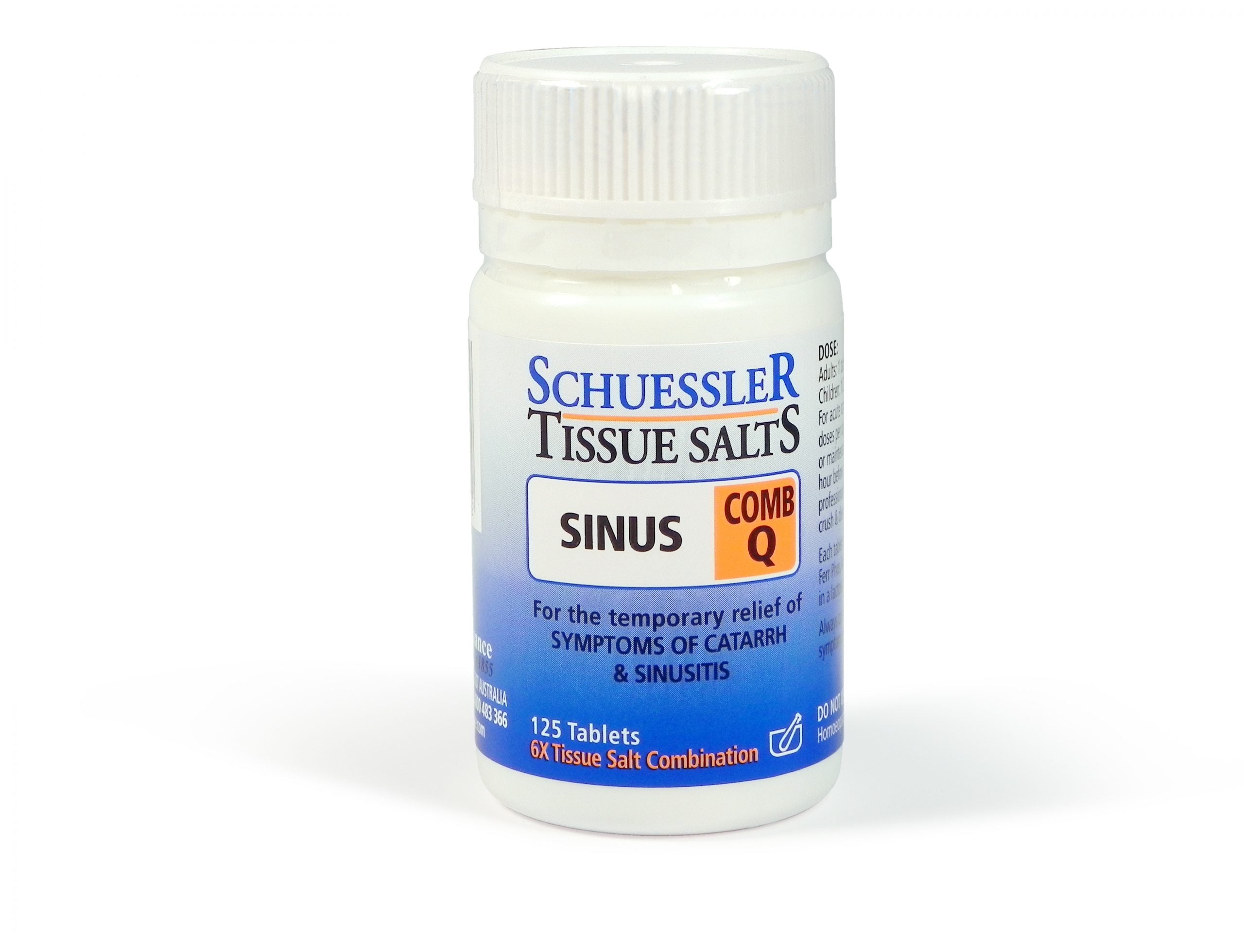 M&P Schuessler Tissue Salts Combination Q Sinus 125 Tablets