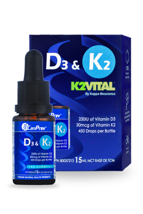 CanPrev Vitamin D3 & K2 Drops K2VITAL 15ml