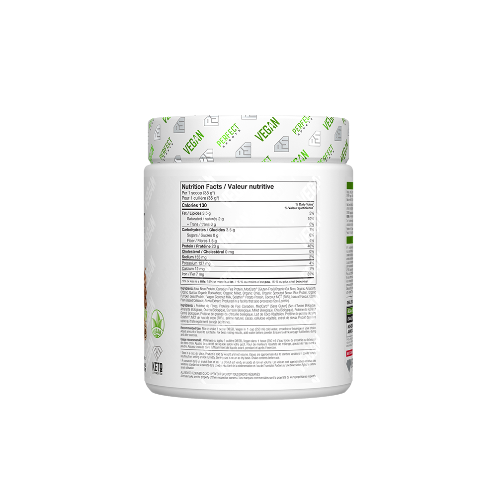 Perfect Sports Diesel Vegan Protein Chocolate Ice Dream 350g