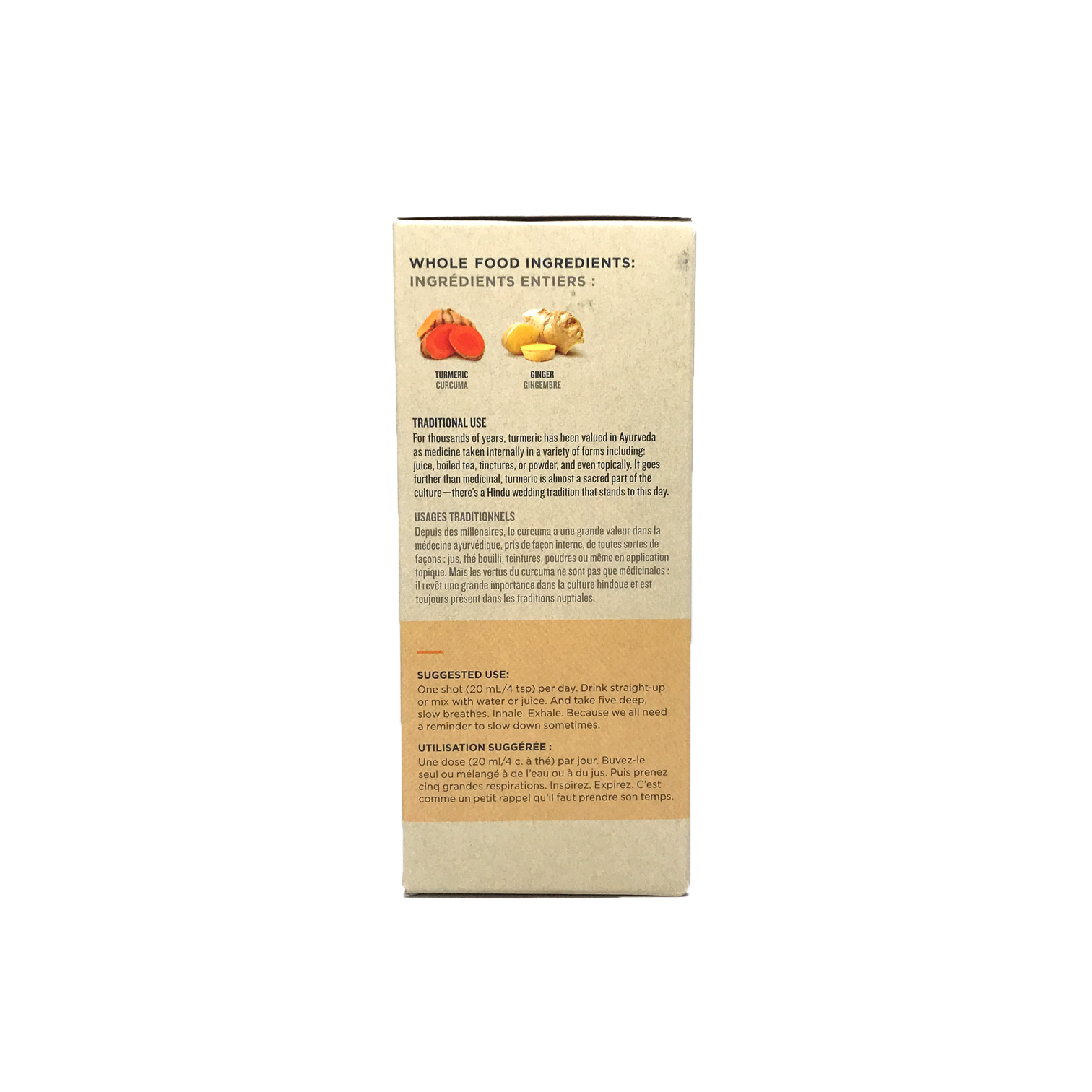 Botanica Daily Anti-Inflammatory Shot Fermented Organic Turmeric Ginger 250ml
