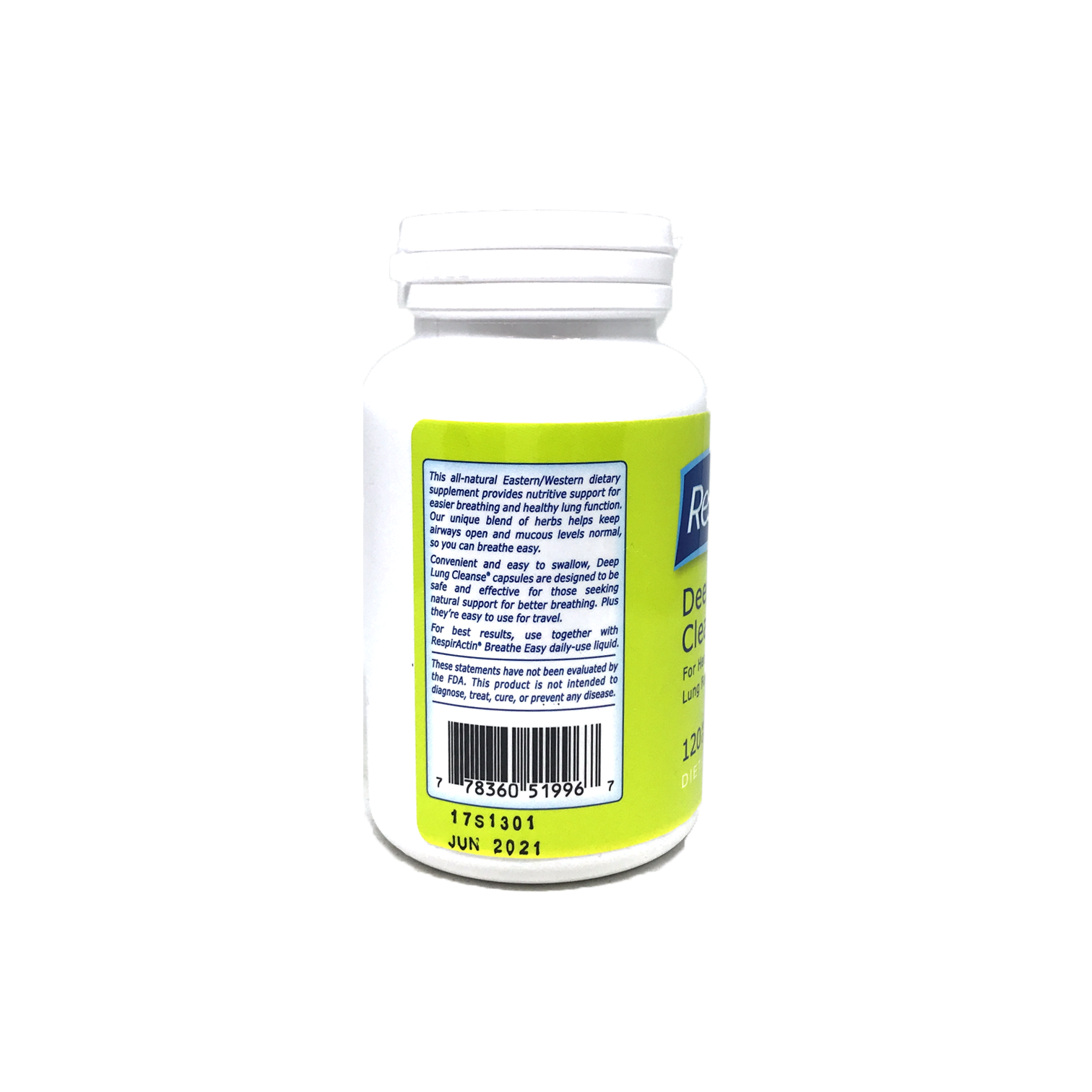 Respiractin Deep Lung Cleanse 120 Capsules
