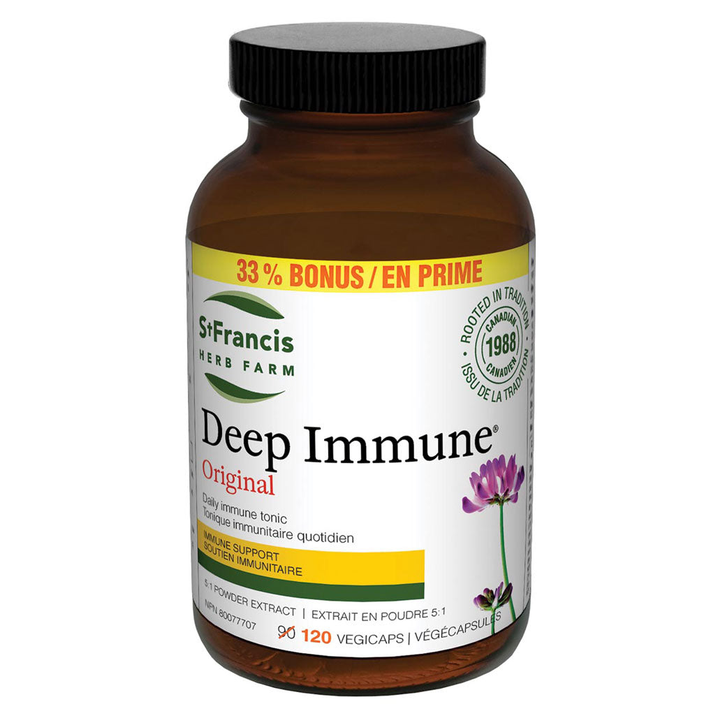 St. Francis Deep Immune Original (5:1 Extract) BONUS 120 Vegetarian Capsules