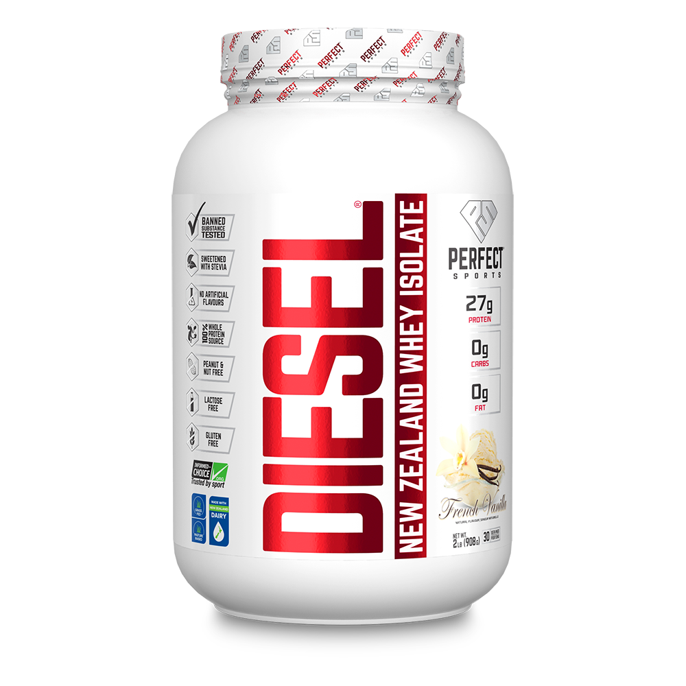 Perfect Sports Diesel Whey Protein Isolate Vanilla 2lb, 908g