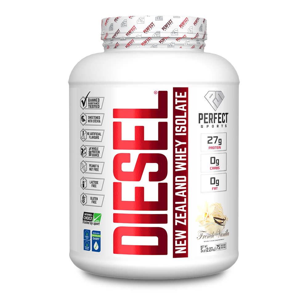 Perfect Sports Diesel Whey Protein Isolate Vanilla 5lb, 2.27kg