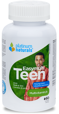 Platinum Naturals Teen Easy Multi Young Men 60 Softgels