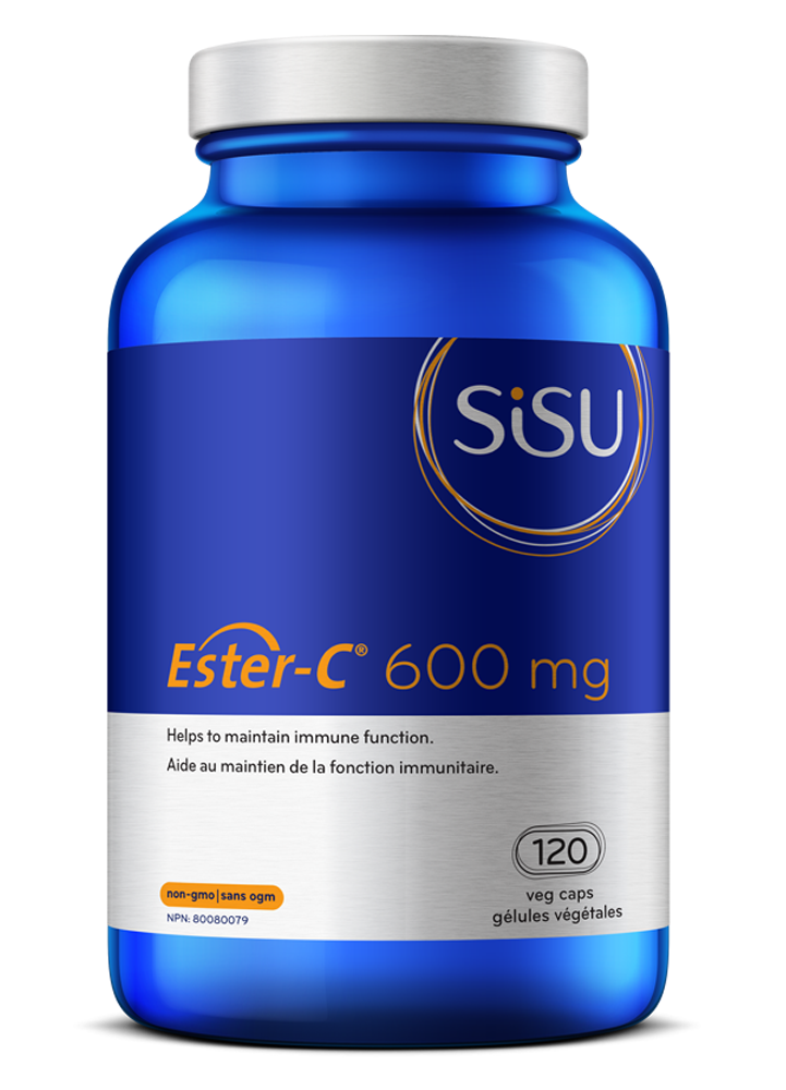 Sisu Ester-C 600Mg With Citrus Bioflavonoids 120 Capsules