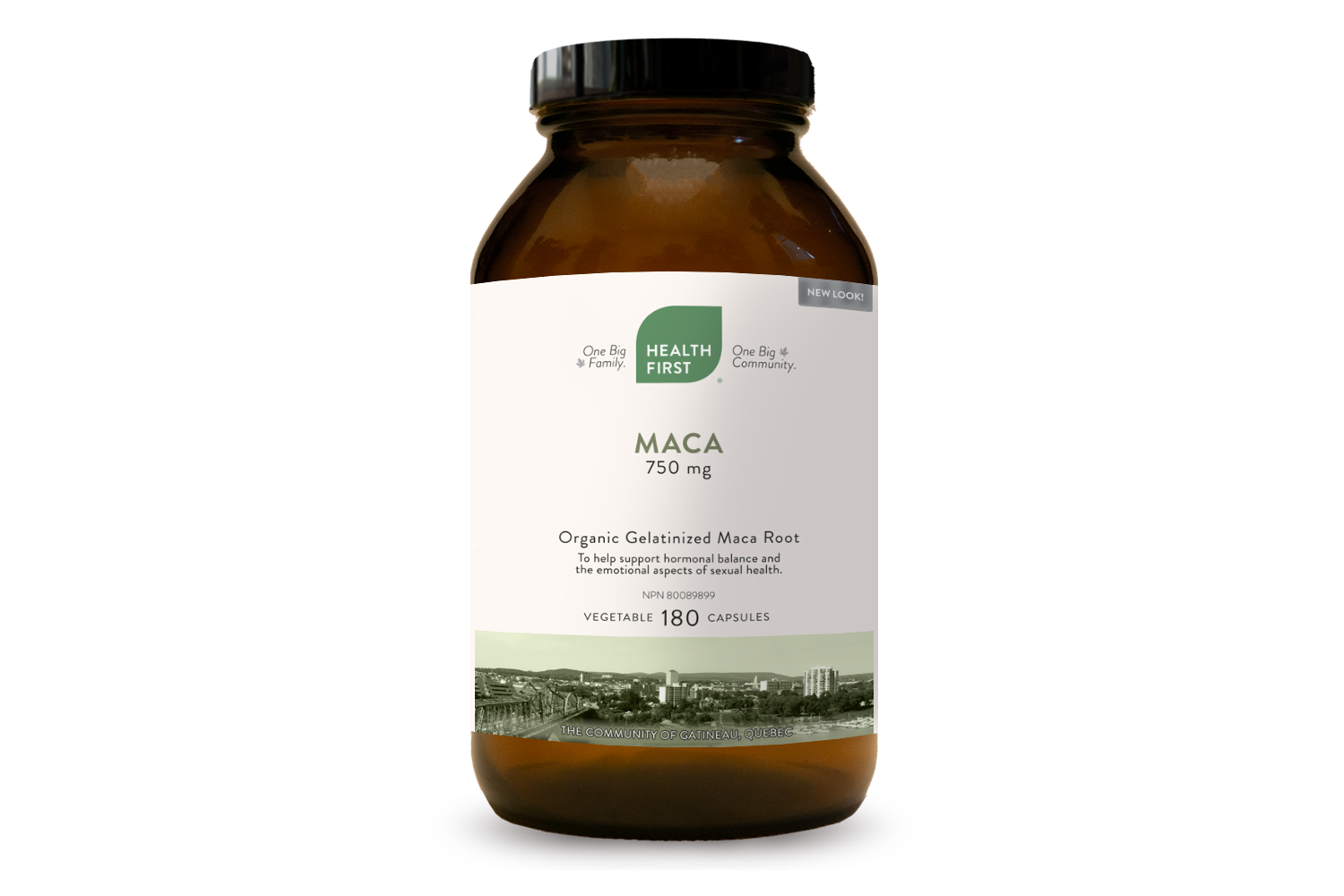 Health First Maca Root 750 mg 180 Vegetarian Capsules