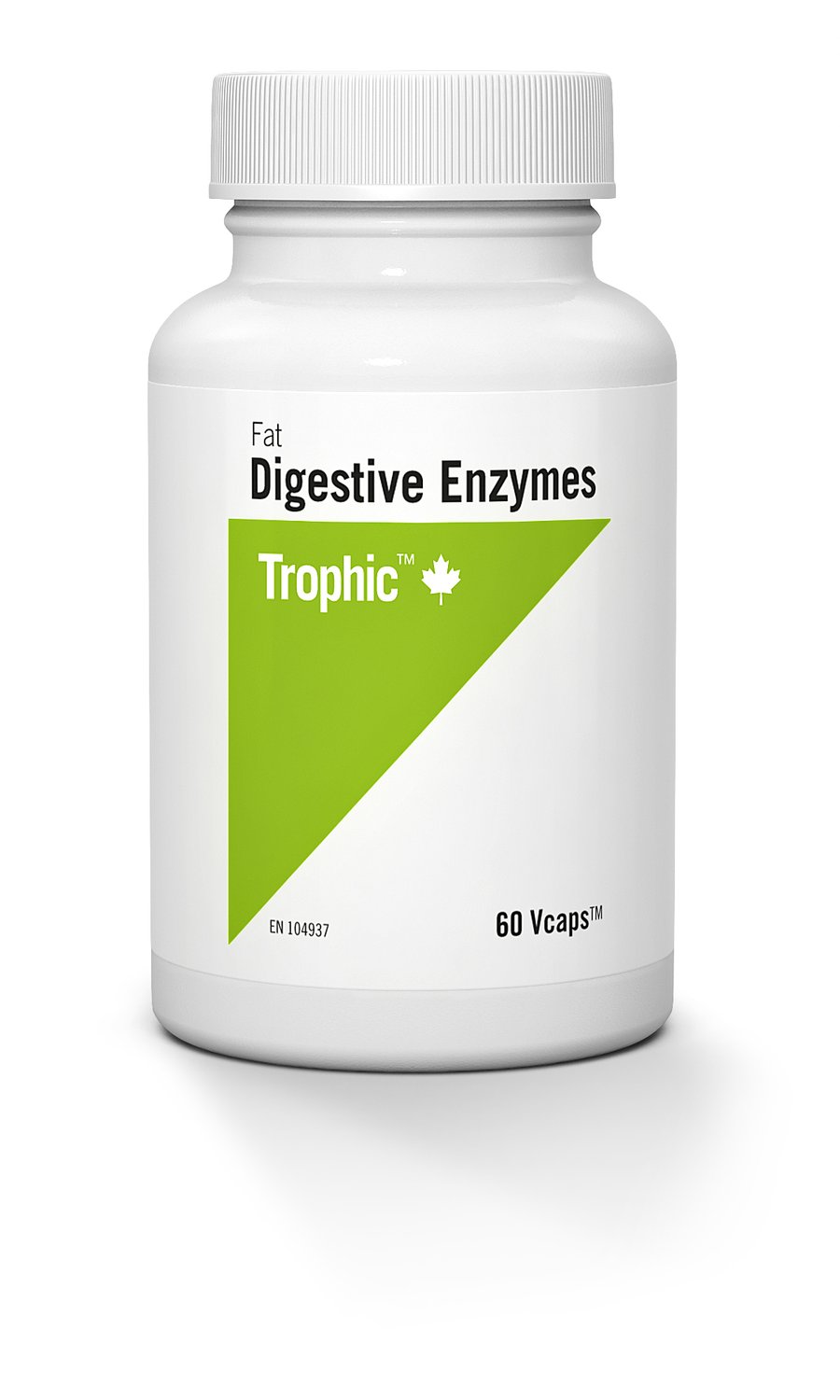 Trophic Digestive Enzymes Fat 60 Vegetarian Capsules