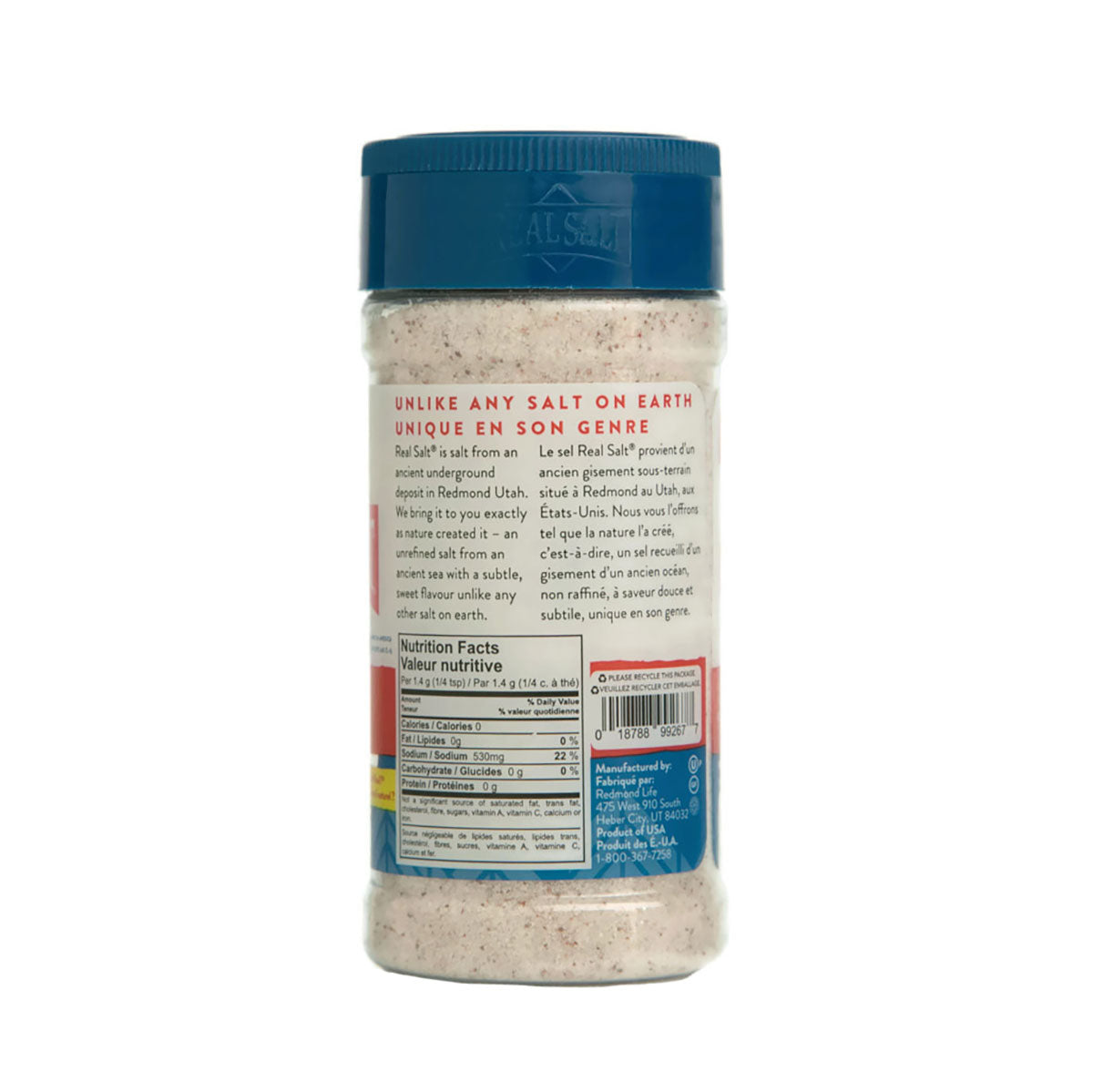 Redmond Real Salt Granular Shaker Fine Salt 135g (Replaced with 284g Shaker)