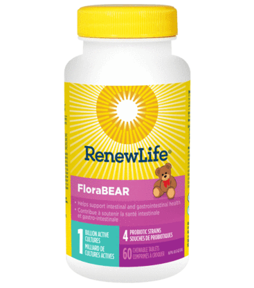 Renew Life Florabear 60 Chewable Tablets