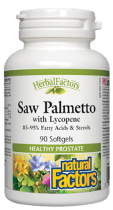 Natural Factors Saw Palmetto with Lycopene 90 Softgels