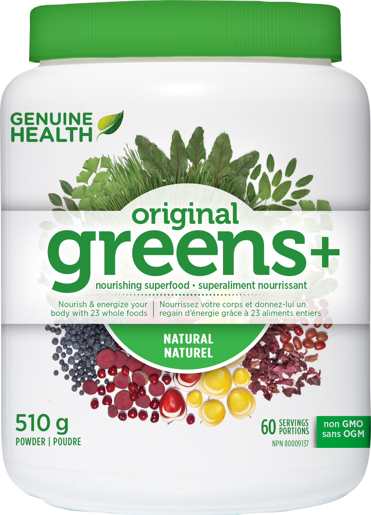 Genuine Health Greens+ Original Unflavoured 510g