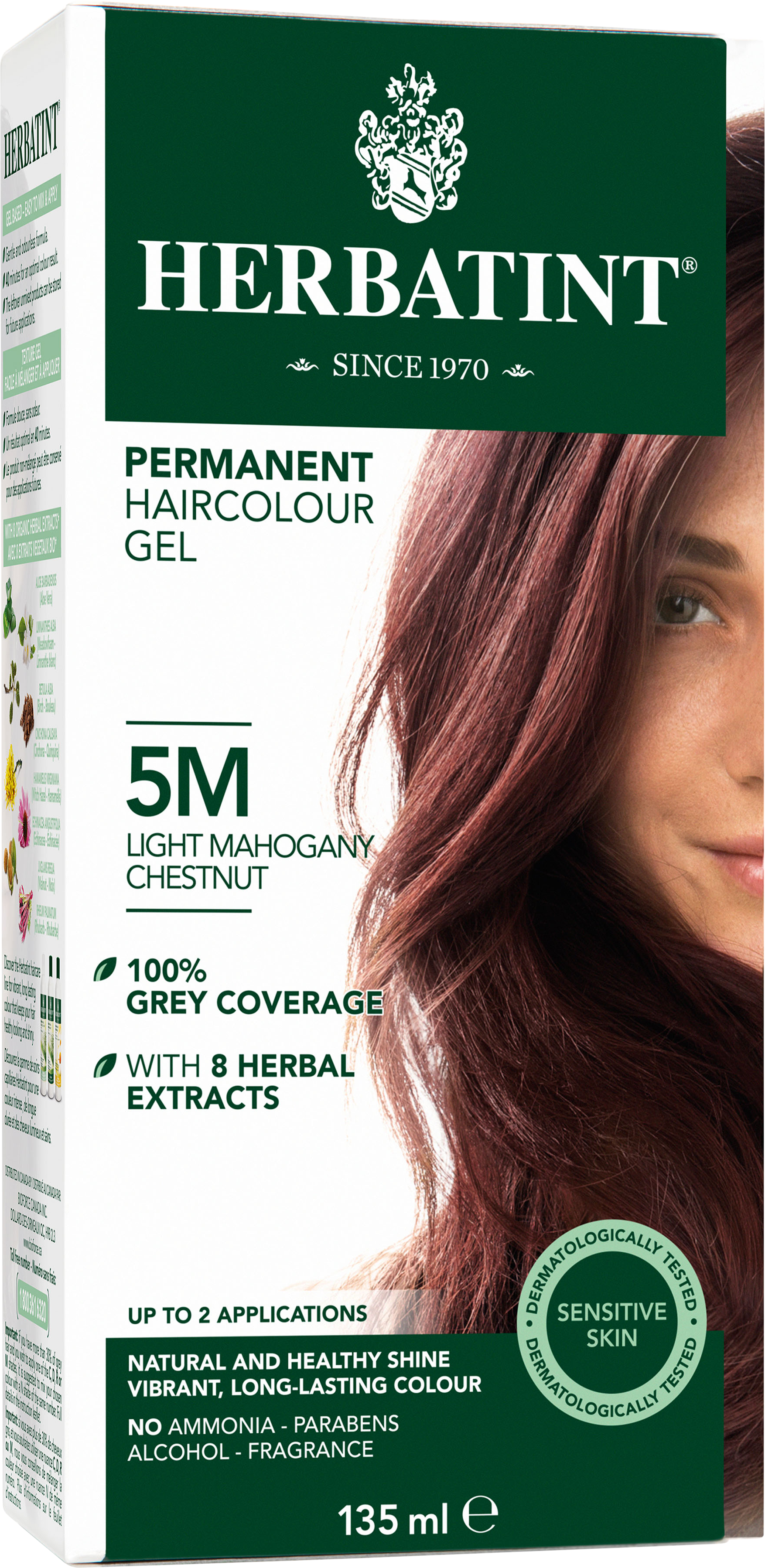 Herbatint Permanent Hair Colour 5M Light Mahogany Chestnut 135ml