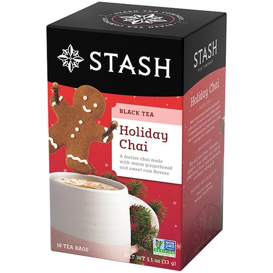 Stash Christmas Holiday Chai Black Tea 18 Teabags