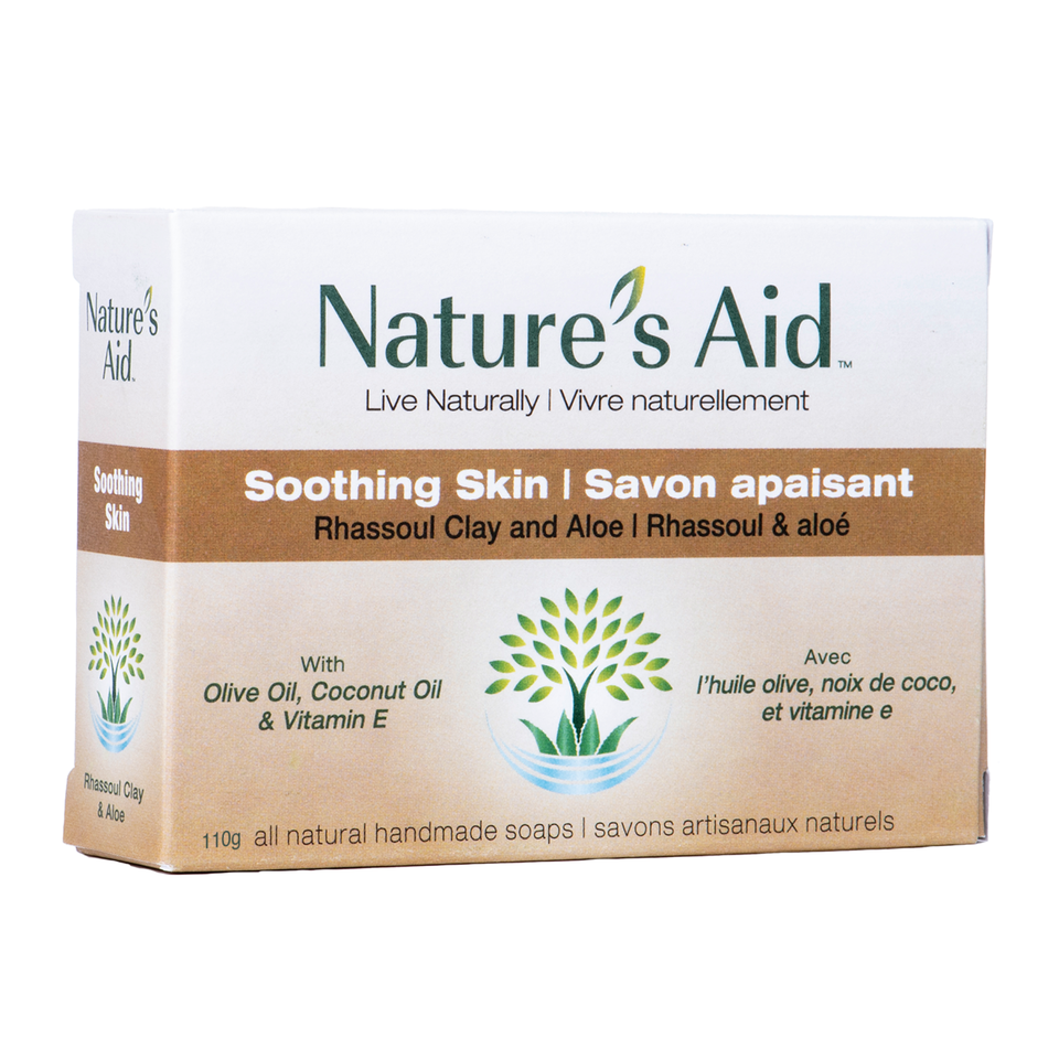 Nature's Aid Rhassoul Clay & Aloe Soap Bar