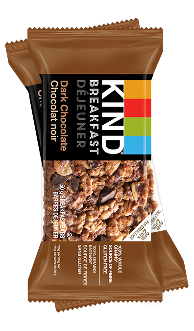 Kind Breakfast Bars Dark Chocolate Cocoa 4packs of 2 Bars