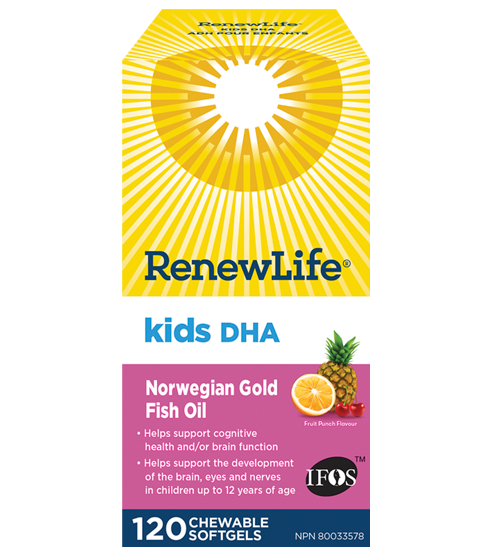 Renew Life Kids DHA 120 Capsules