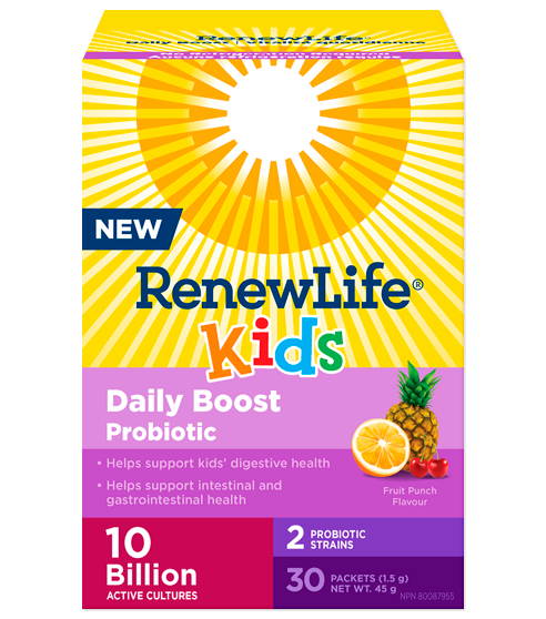 Renew Life Kids Daily Boost Probiotic 30 Packets 45g