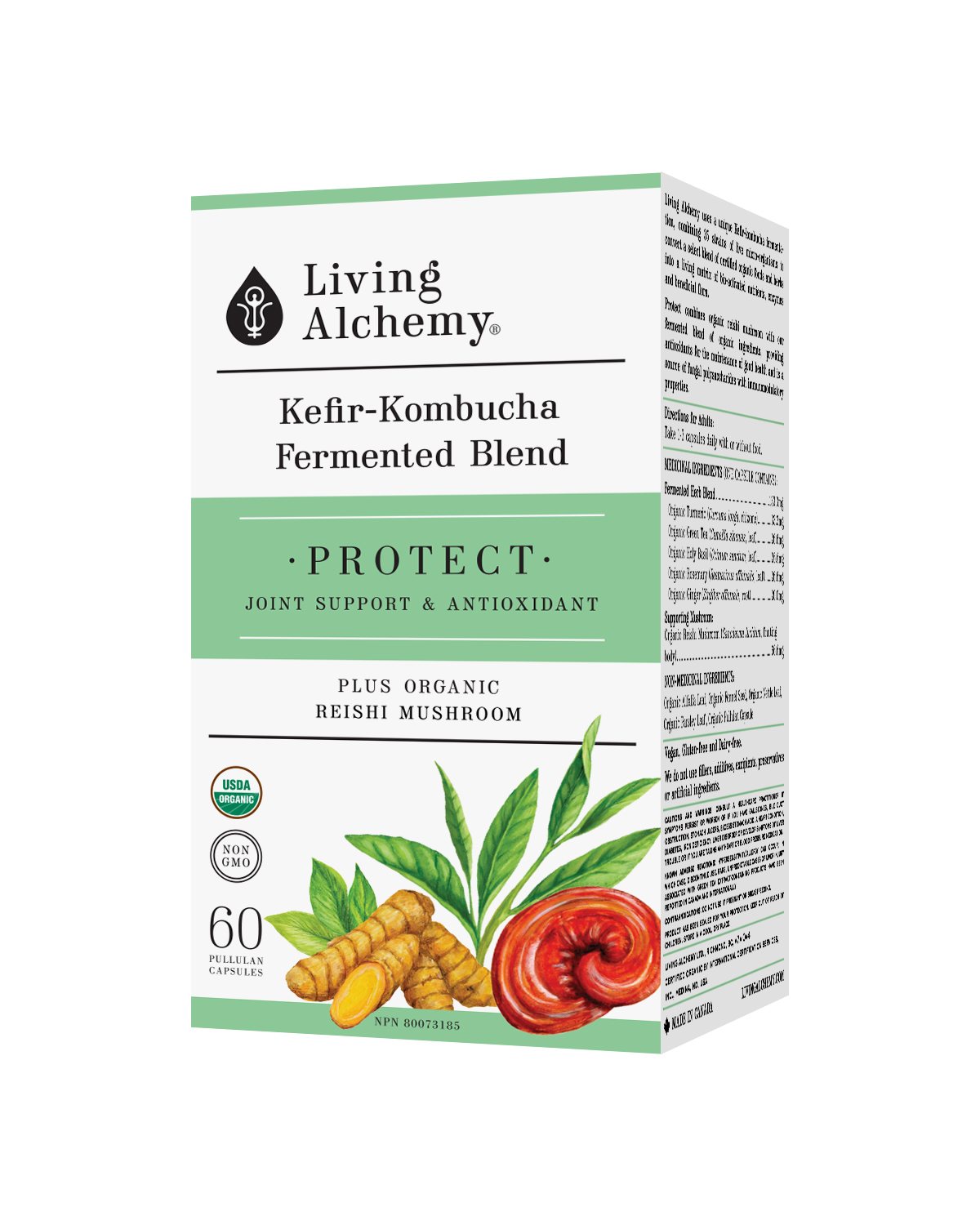Living Alchemy Protect: Joint Support & Antioxidant 60 Pullulan Capsules