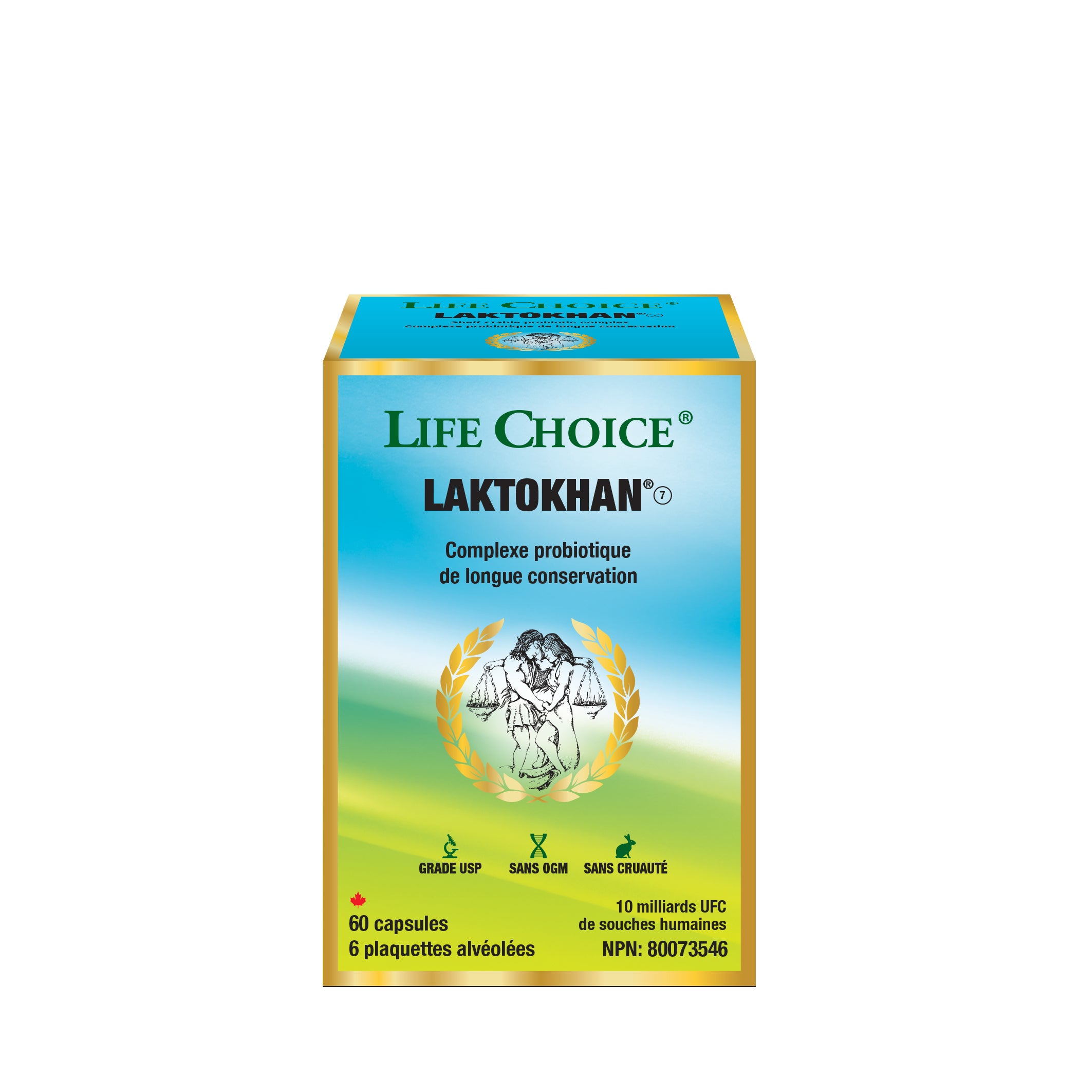 Life Choice Laktokhan Probiotic Complex 60 Vegetarian Capsules
