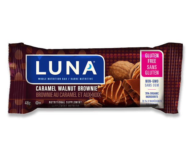 Luna Bar Caramel Walnut Brownie 48g