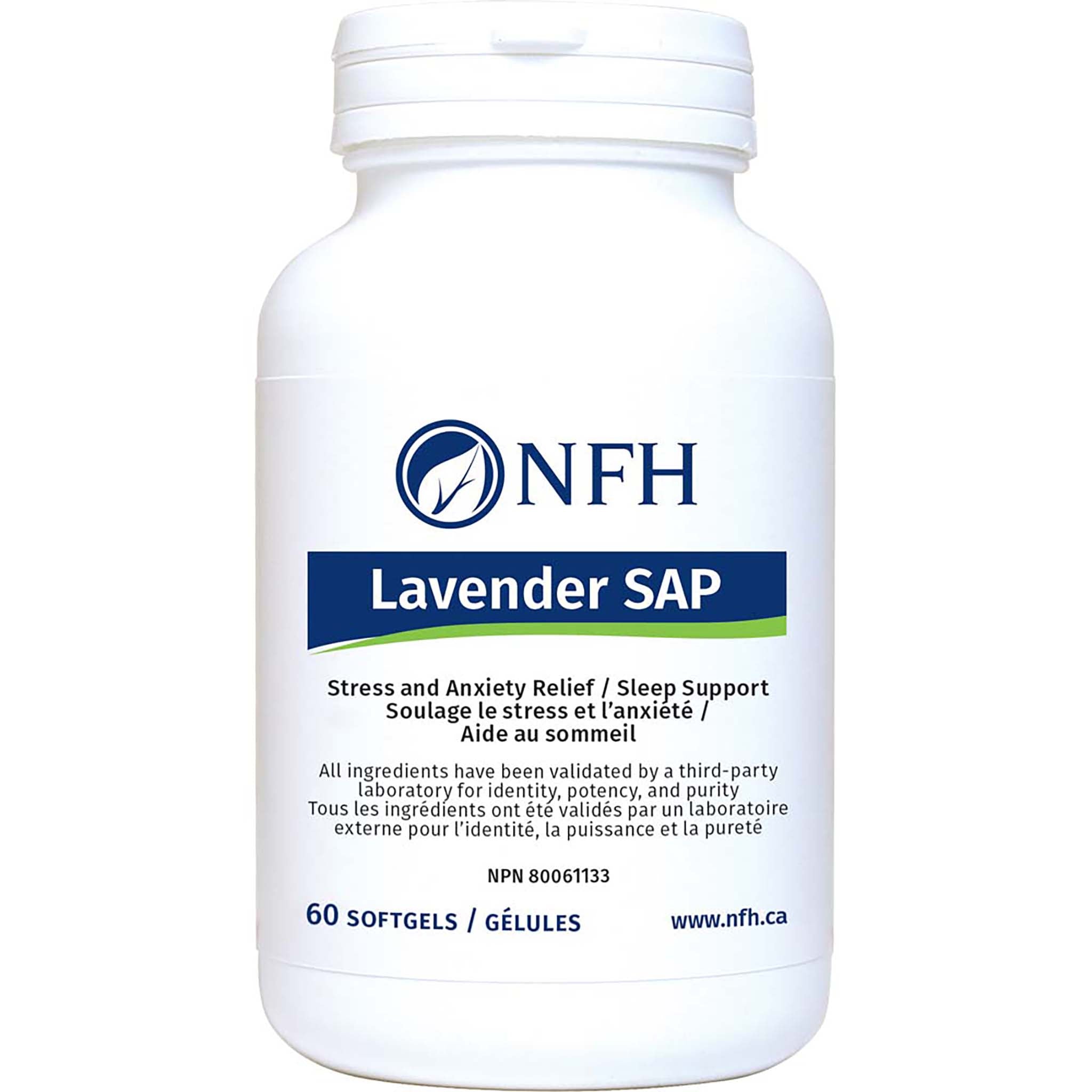 NFH Lavender SAP 60 Softgels