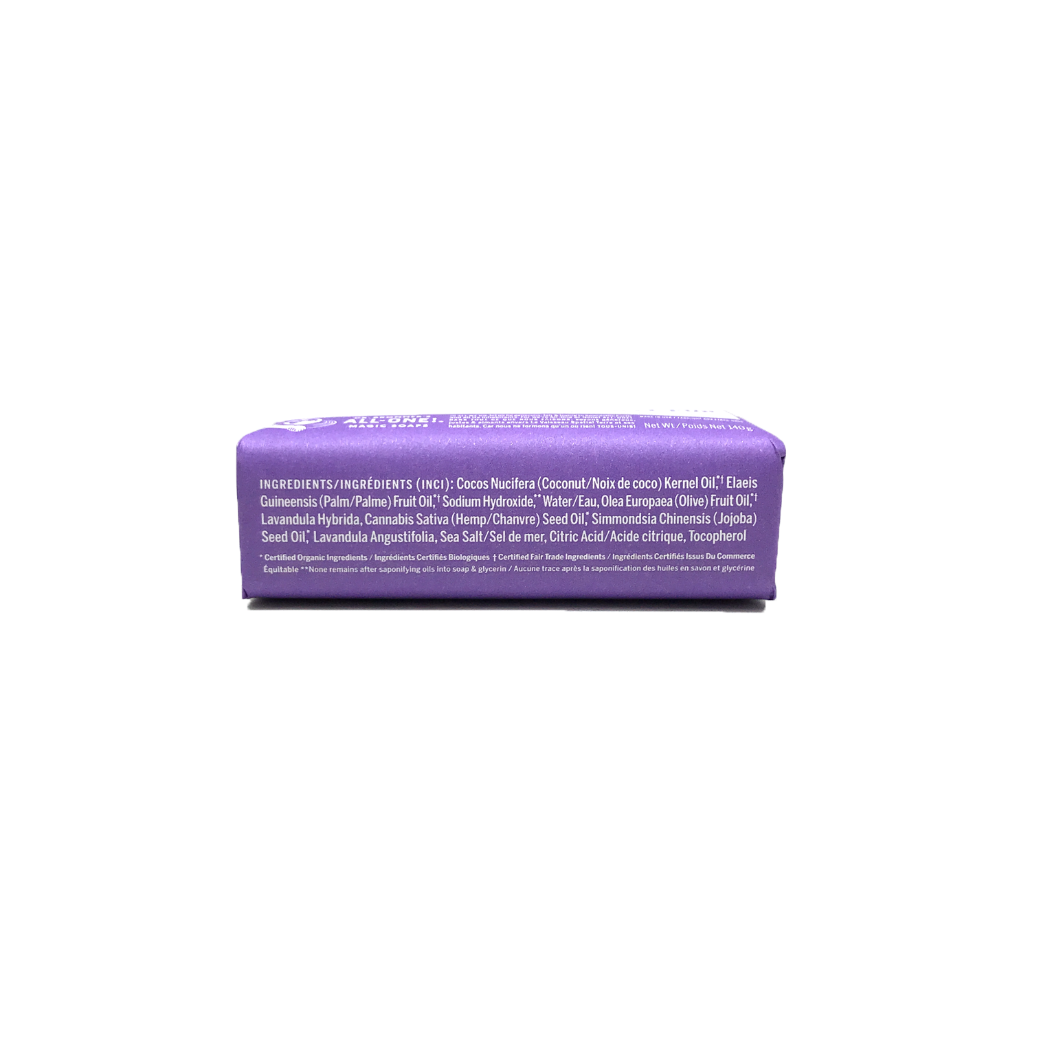 Dr. Bronner’s Organic Lavender Castile Bar Soap 142g