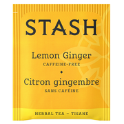 Stash Lemon Ginger Tea Caffeine Free 20 Teabags