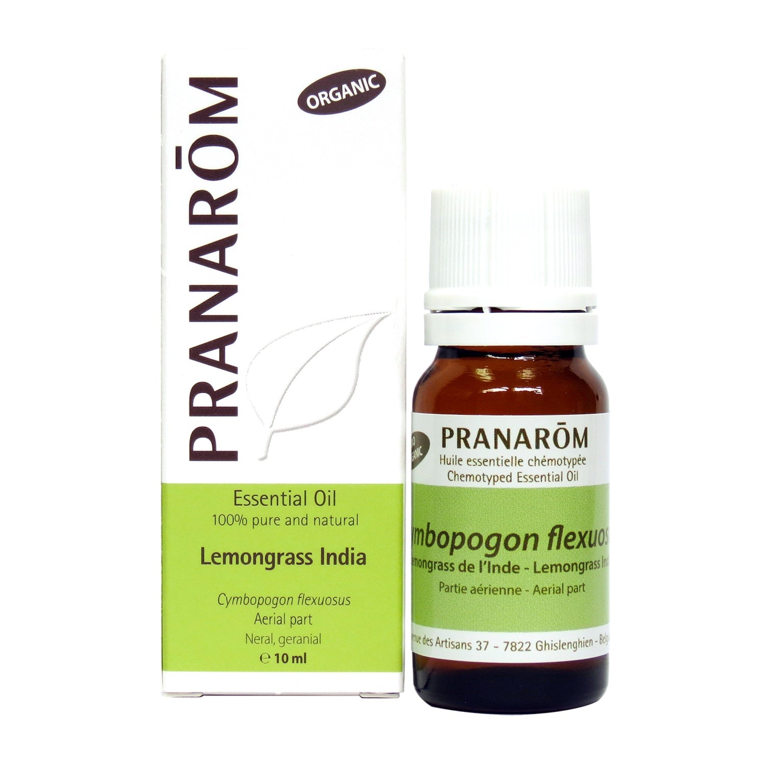 Pranarom Lemongrass India 100% Pure Essential Oil 10ml