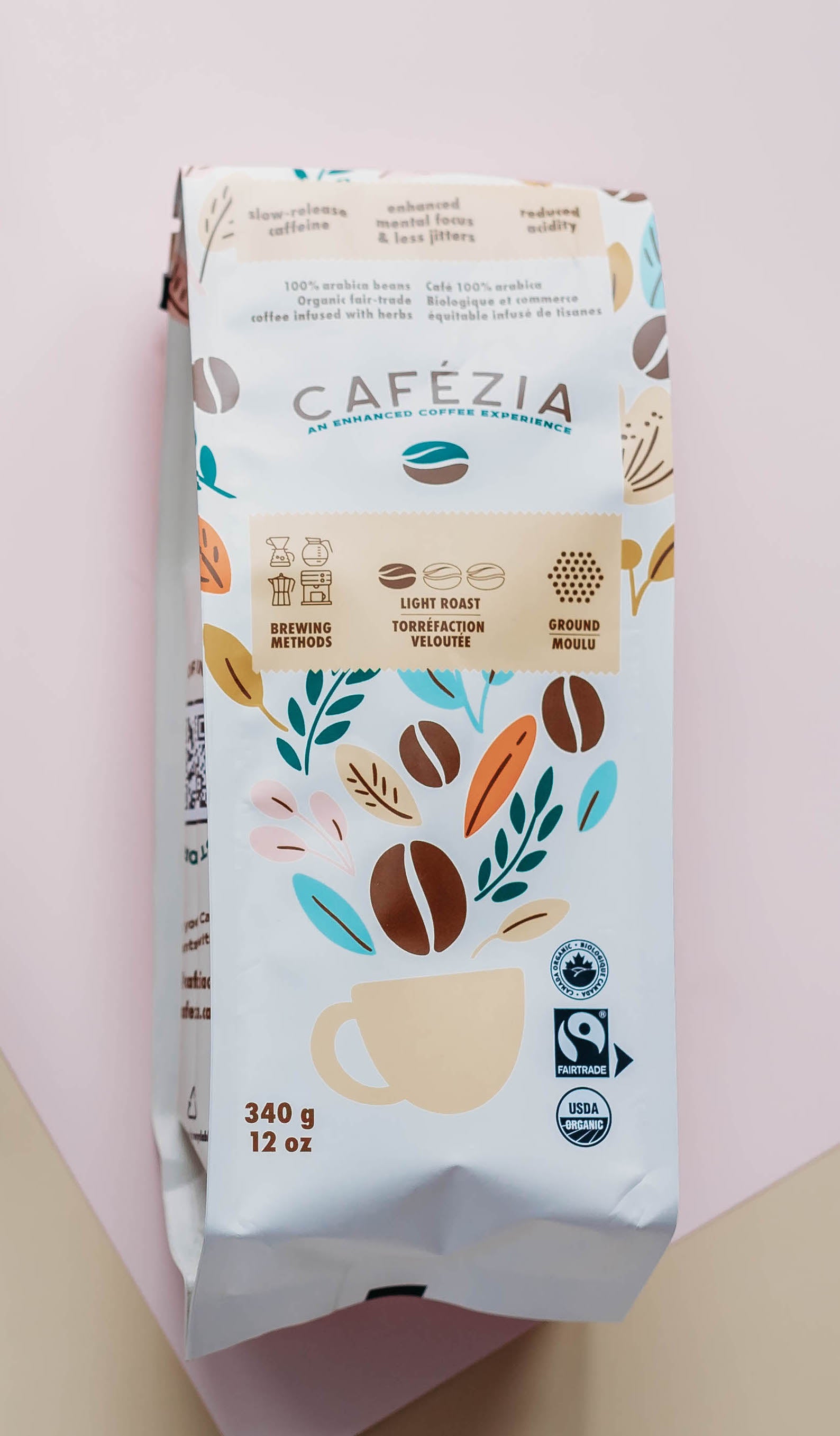 Cafezia Light Roast Coffee Ground 340g