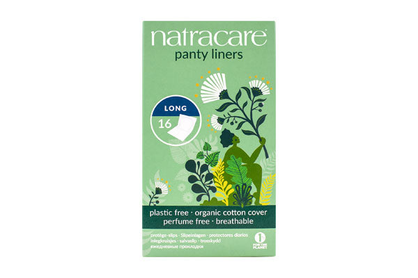 Natracare Organic Cotton Panty Liners Long 16 Liners