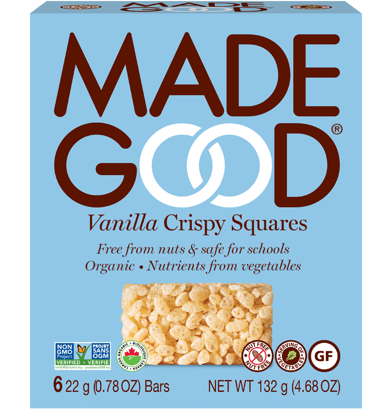 Made Good Vanilla Crispy Squares 6x22g Bars