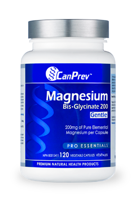 CanPrev Magnesium BisGlycinate 200mg 120 Vegetarian Capsules