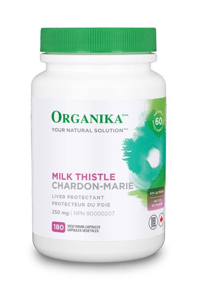 Organika Milk Thistle 250mg 180 Vegetarian Capsules