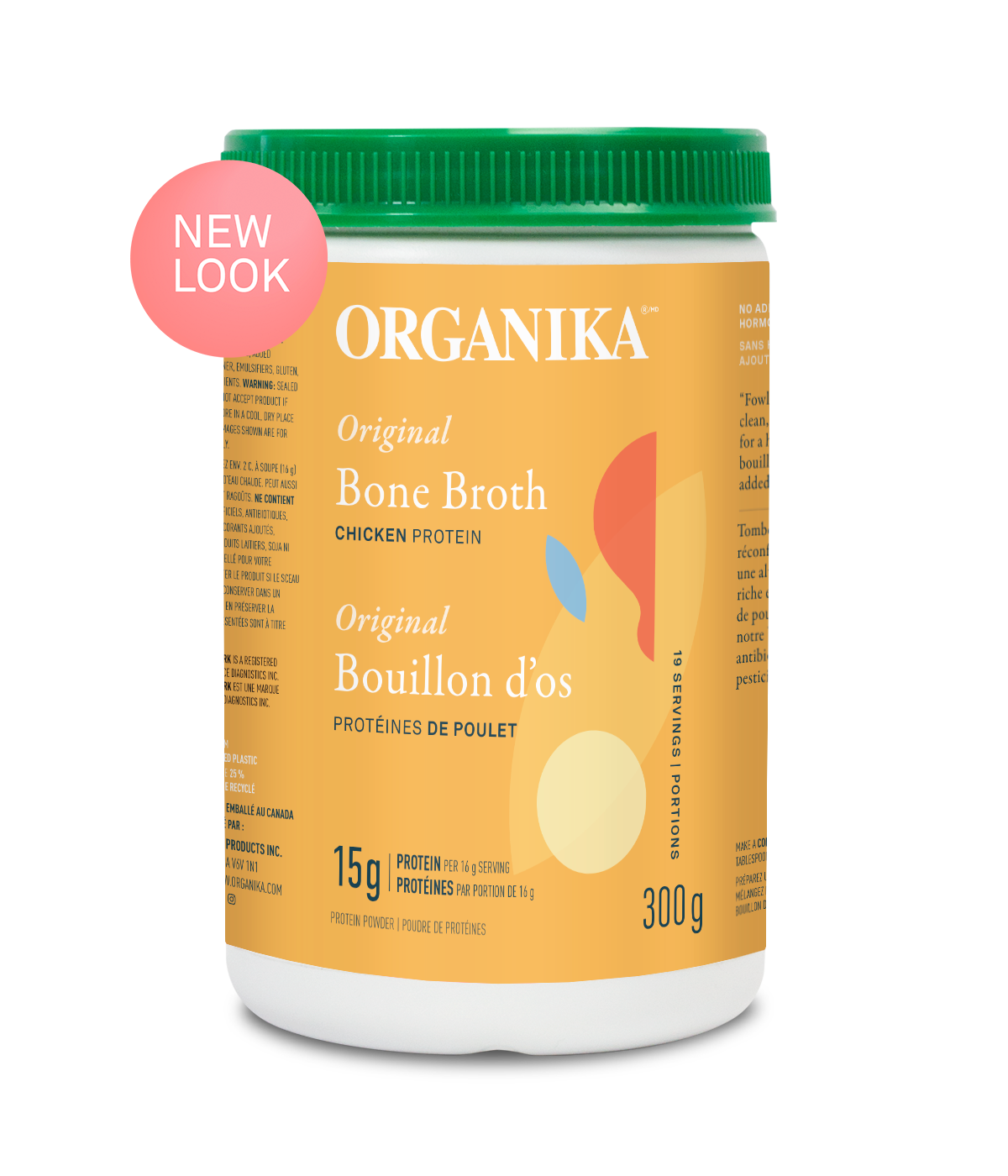 Organika Chicken Bone Broth Protein Powder 300g