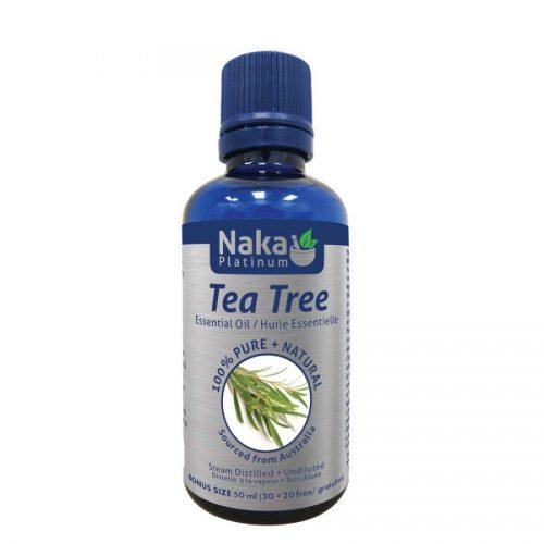 Naka Platinum Tea Tree Oil 50ml Bonus Size