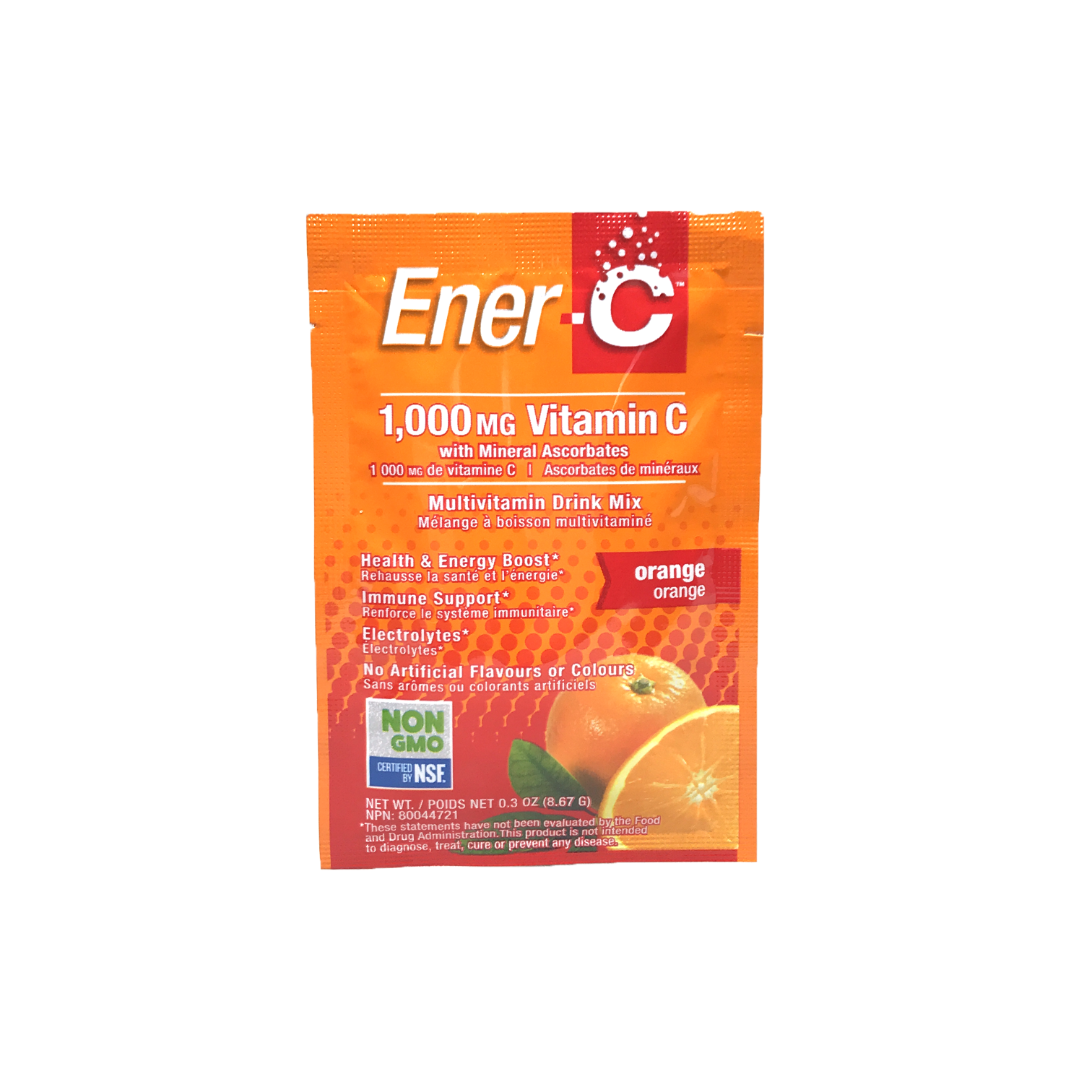 Ener-C Orange Single Pack 8.65g (30 per case)