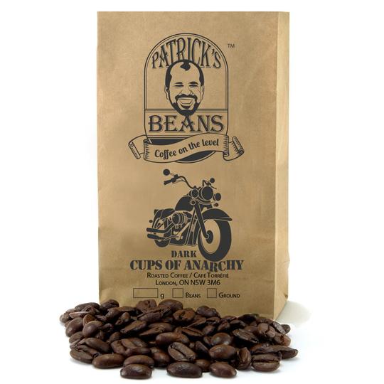 Pat's Beans 2lbs Whole Bean Cups of Anarchy