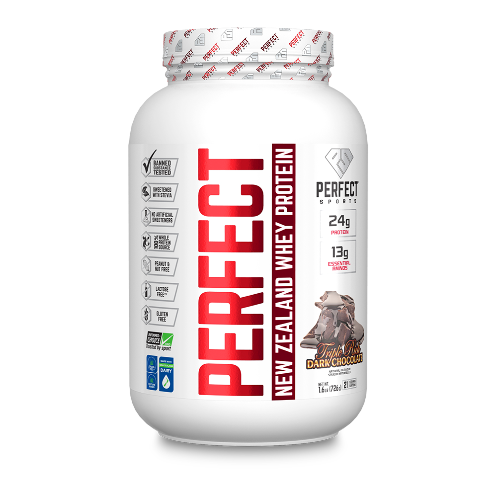 Perfect Sports Perfect New Zealand Whey Protein Triple Rich Dark Chocolate 1.6lb