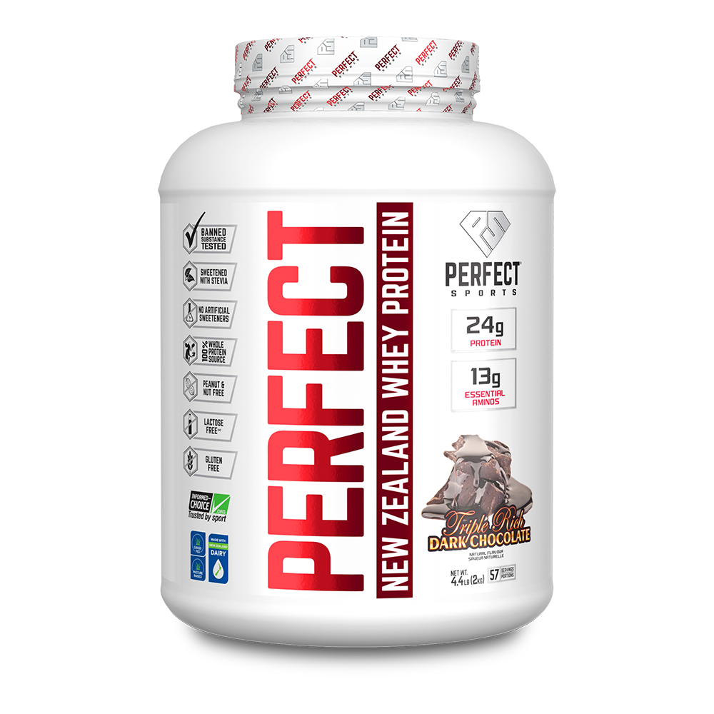Perfect Sports Perfect New Zealand Whey Protein Triple Rich Dark Chocolate 4.4lb