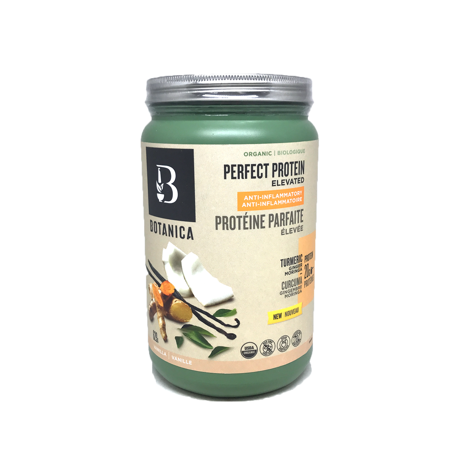 Botanica Organic Perfect Protein Elevated Anti-Inflammatory Vanilla 629g