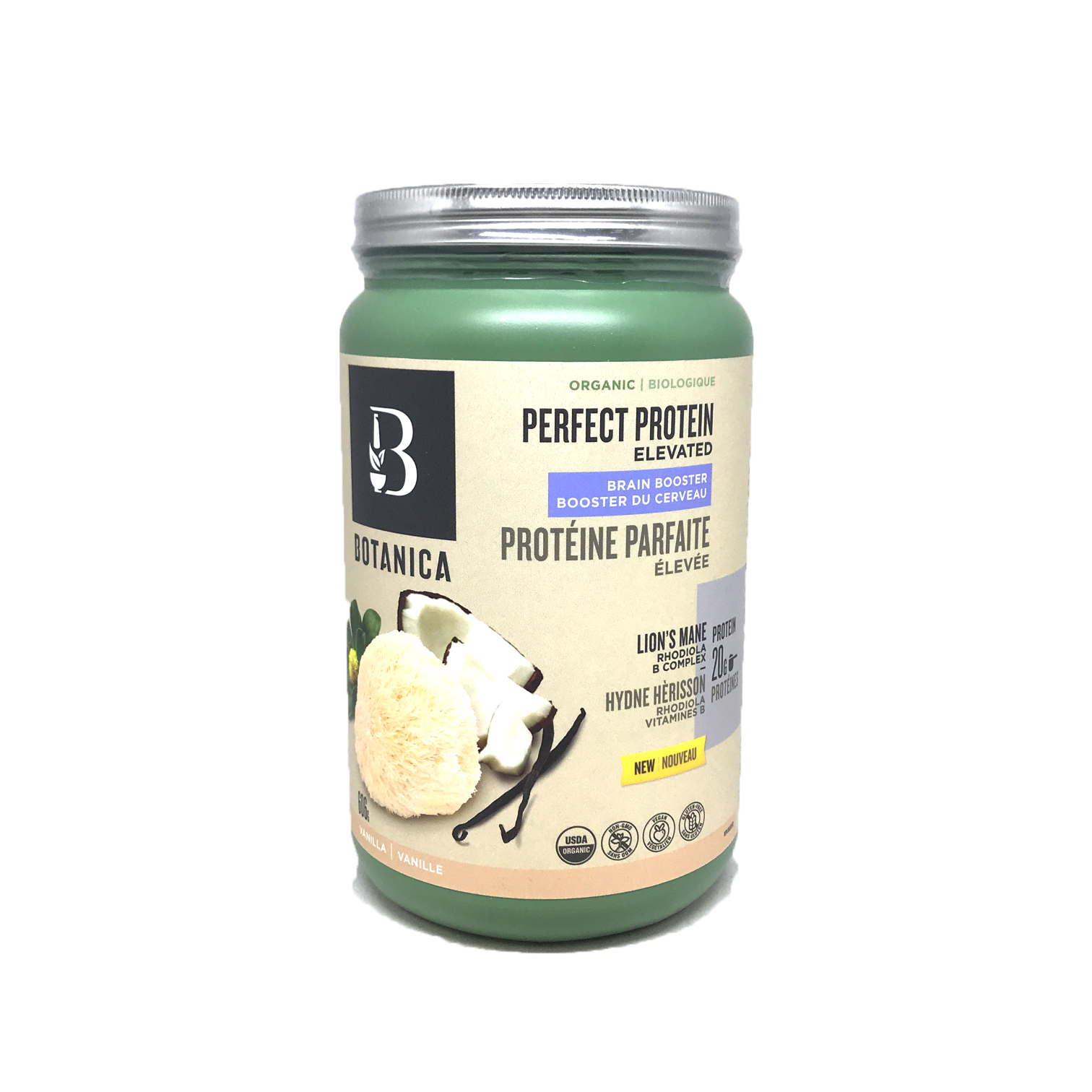 Botanica Organic Perfect Protein Elevated Brain Booster Vanilla 606g