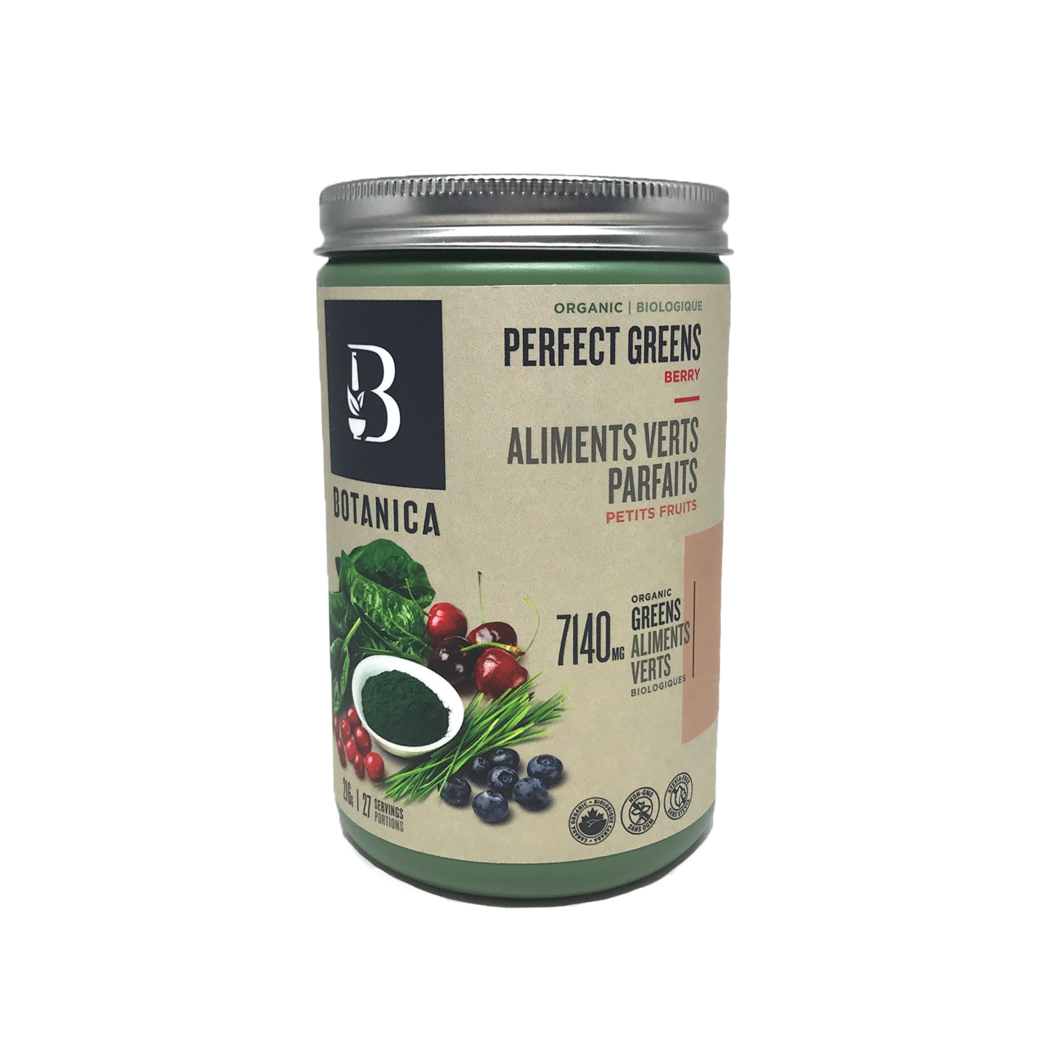 Botanica Organic Perfect Greens Berry Flavour 216g