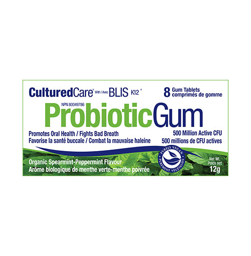 Prairie Naturals Probiotic Gum With BLIS-K12 Spearmint
