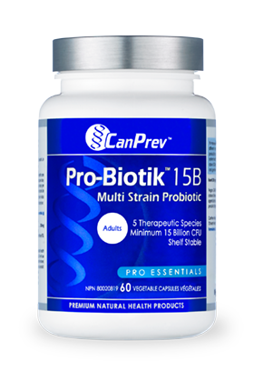 CanPrev Pro-Biotik 15B 60 Vegetarian Capsules