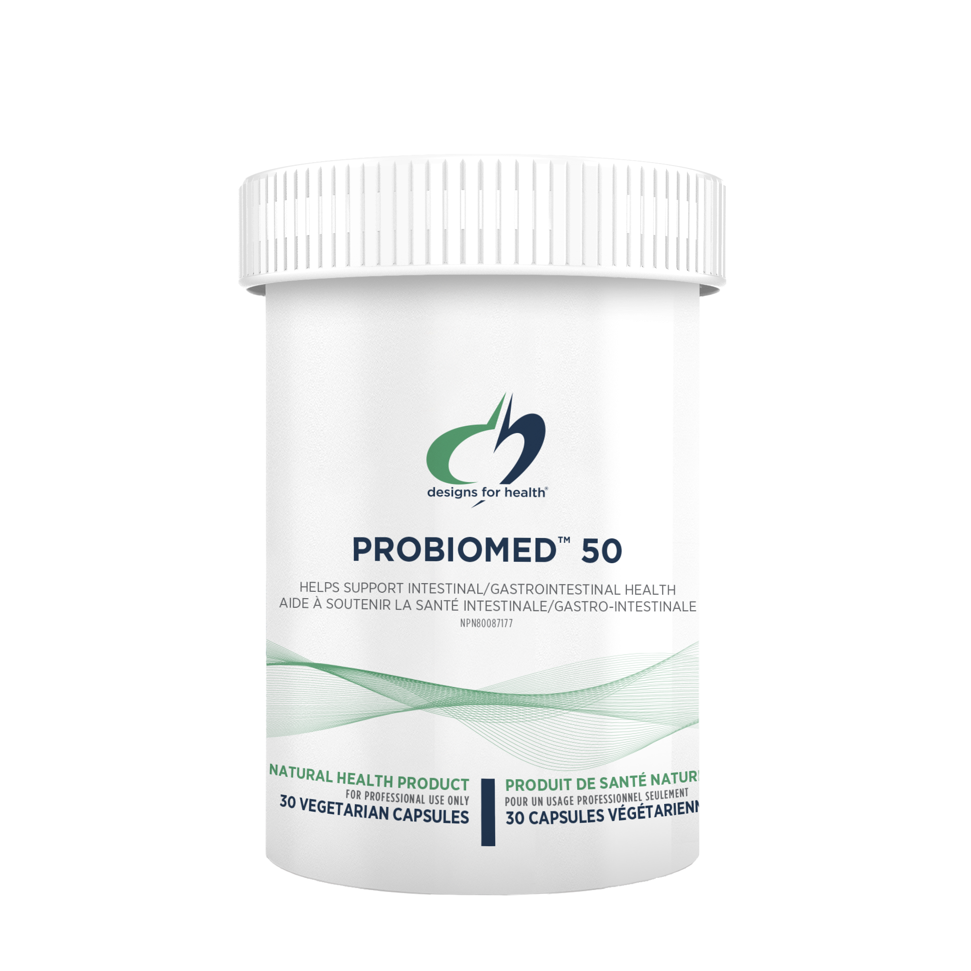 Designs for Health ProbioMed 50 30 Vegetarian Capsules